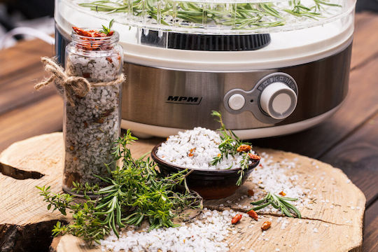 MPM MSG-11 Lebensmittel-Dehydrator mit 5 Regalen