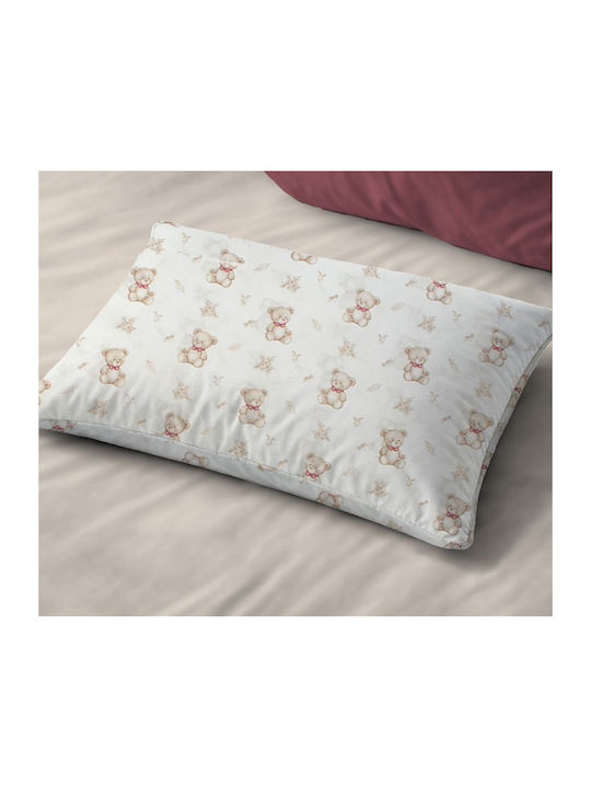 Dimcol Baby Pillowcase White-Beige 45x35cm