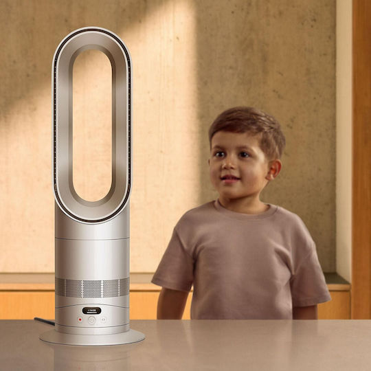 Dyson Hot+Cool HF1 Κεραμικό Αερόθερμο Δωματίου Δαπέδου Λευκό 2250W