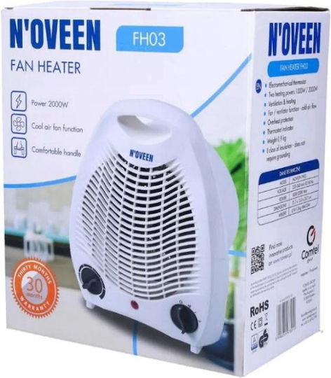 N'Oveen FH-03 Вентилаторен нагревател Стая За под 2000W
