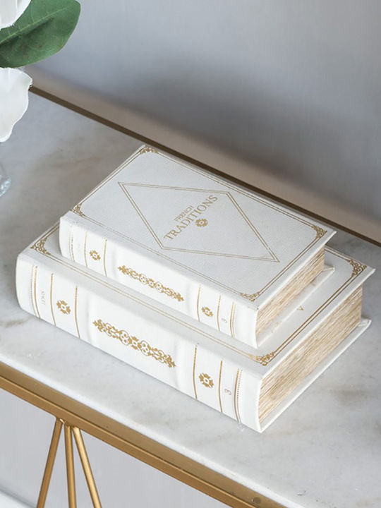 Artekko Set Dekorative Boxen Papier im Buchformat 2Stück