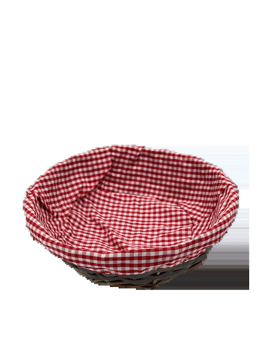 Sidirela Καλάθι Ψωμιού από Rattan Γκρι