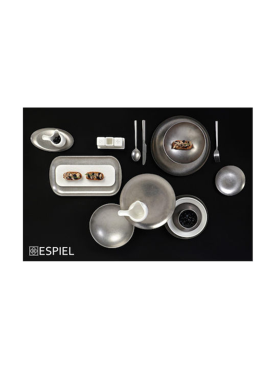 Espiel Salt and Pepper Set Porcelain with Stand 4pcs