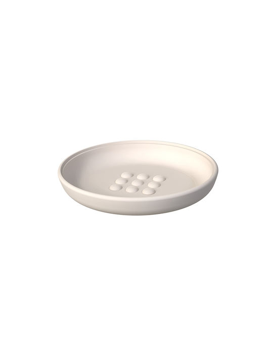 SteweHome Bathroom Accessory Set Plastic Beige 5 Pieces