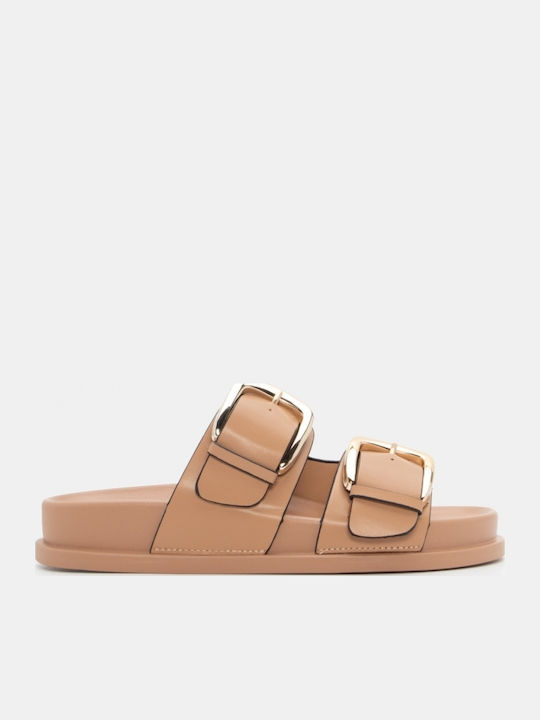 Women's Flat Sandals Flatforms Beige