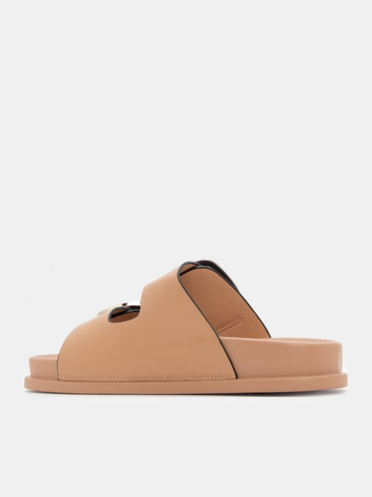 Women's Flat Sandals Flatforms Beige