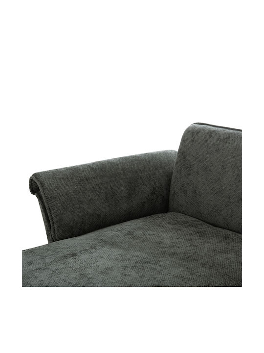 Mailo Corner Sofa Bed with Reversible Angle Green 300x145x80cm
