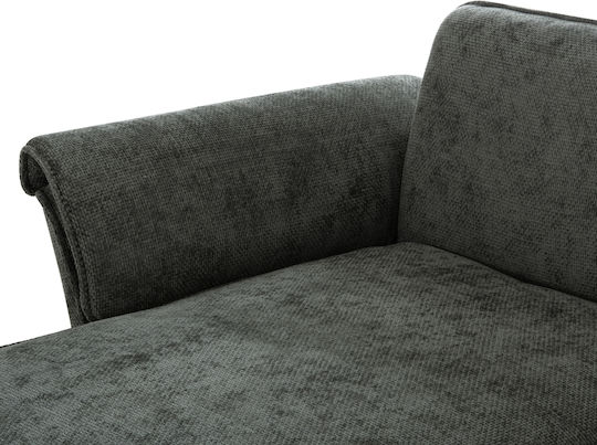 Mailo Corner Sofa Bed with Reversible Angle Green 300x145x80cm