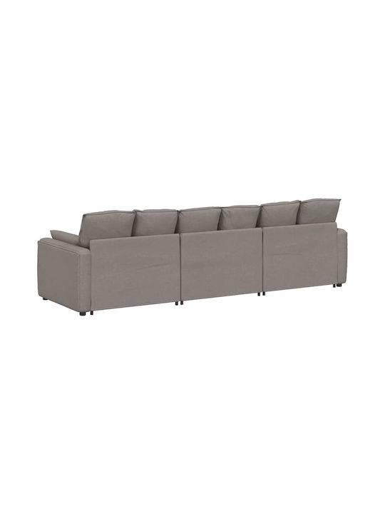 Dreisitzer Sofa Tabac Braun 324x105x64cm