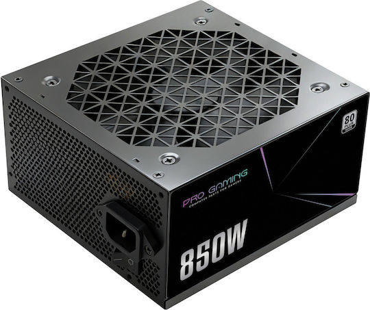 ProGaming 850W Μαύρο Τροφοδοτικό Υπολογιστή Full Wired 80 Plus Silver (PGPSU850G1)