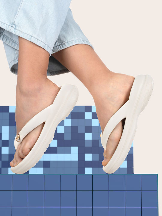 Women's Flip Flops White