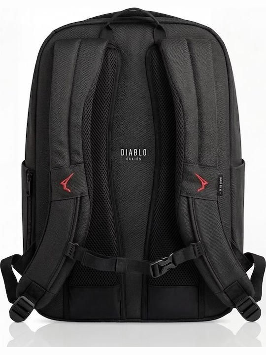 Diablo Τσάντα Πλάτης για Laptop σε Μαύρο χρώμα