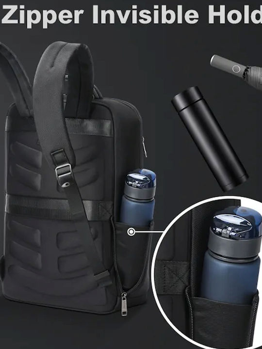 Bopai Waterproof Laptop Backpack 15.6" with USB Port in Black Colour 61-122701-BLACK