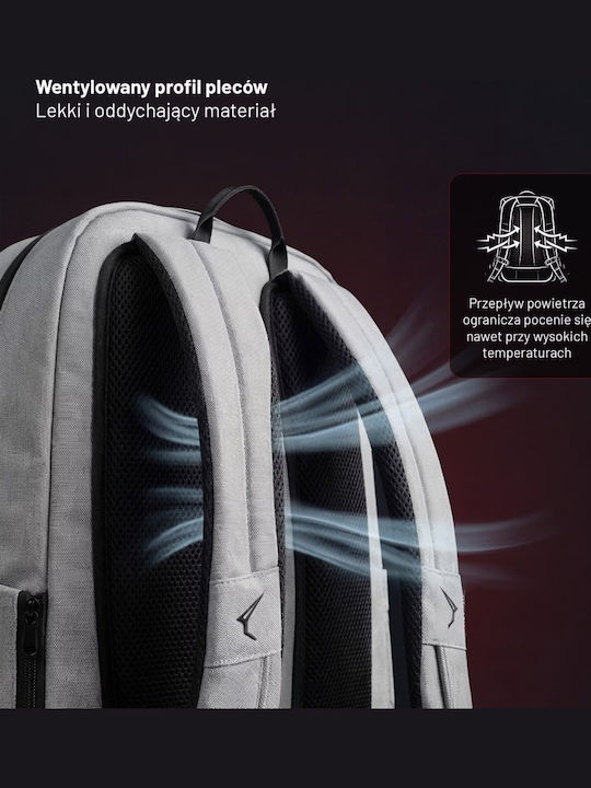 Diablo Τσάντα Πλάτης για Laptop σε Μαύρο χρώμα