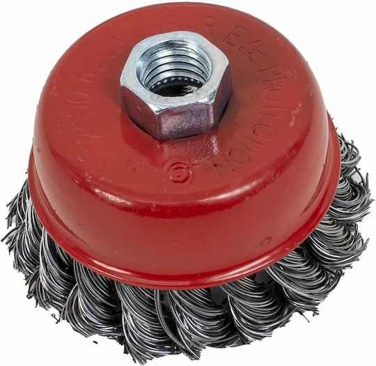 3-inch Hard Wire Cup Brush Angle Grinder
