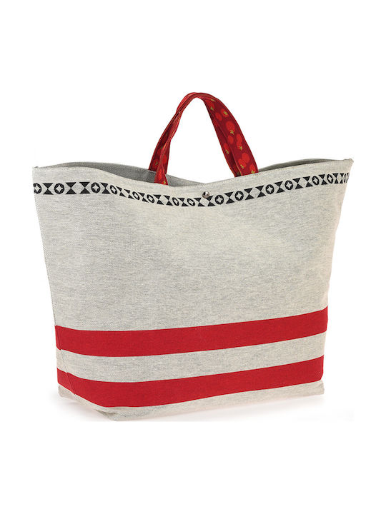 Fabric Women's Tote Bag Beige