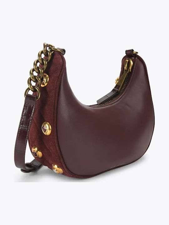 Kensington Leather Women's Crossbody Bag Burgundy