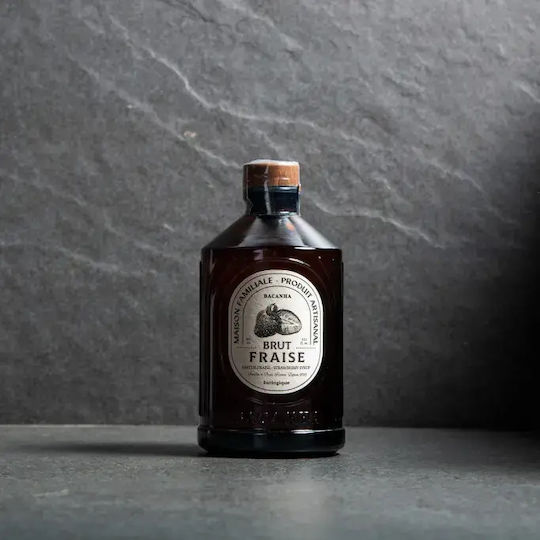 Bacanha Organic Strawberry Flavor Syrup 400 Ml Coffee Lemonade Cocktails