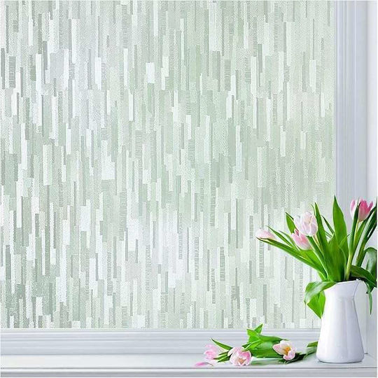 Selbstklebende Glänzende Gestreifte Fenstertapete 90 X 300 Cm