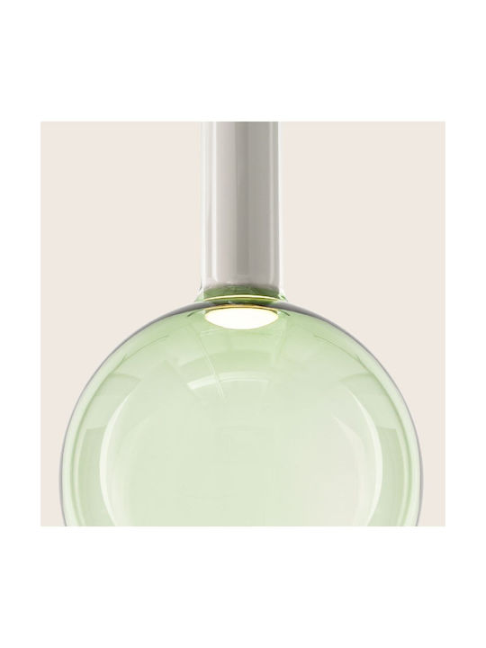 Zambelis Lights Zambelis Lights Green LED Ceiling Light with Warm White Light 20x20cm