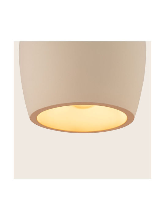 Zambelis Lights Zambelis Lights Deckenleuchte Beiges Mit E27 Lampenbirnensockel 16x16cm