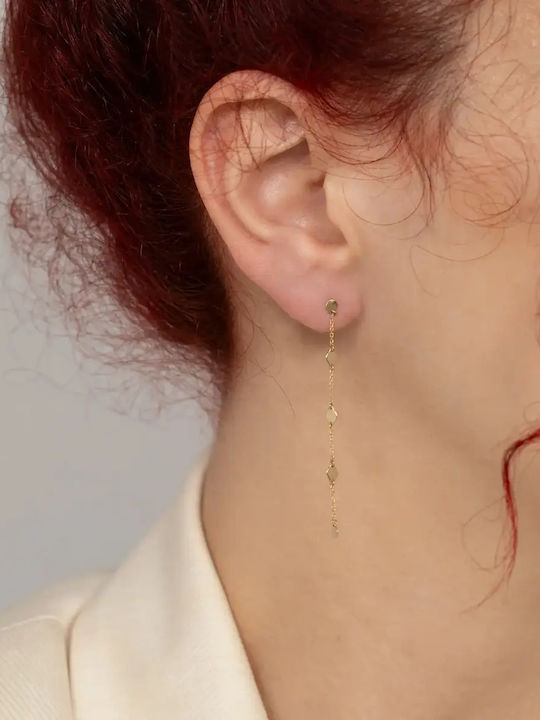 Vergoldete Ohrringe aus 9K Gold