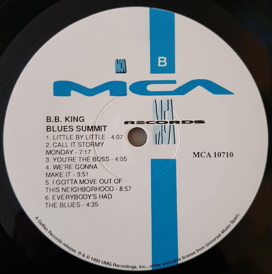B.b King Blues Summit Vinyl