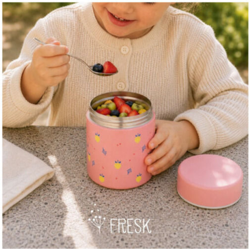 Fresk Baby Thermoskanne für Lebensmittel Edelstahl Summer Fruit 500ml