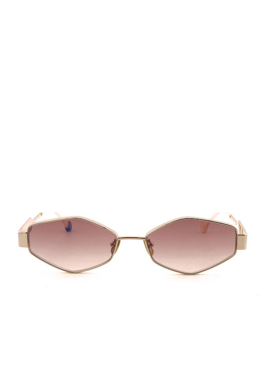 Urban Owl Ochelari De Soare Rose Gold Cu Ramă Metalică Urban Owl Ochelari De Soare Rose Gold Cu Ramă Metalică