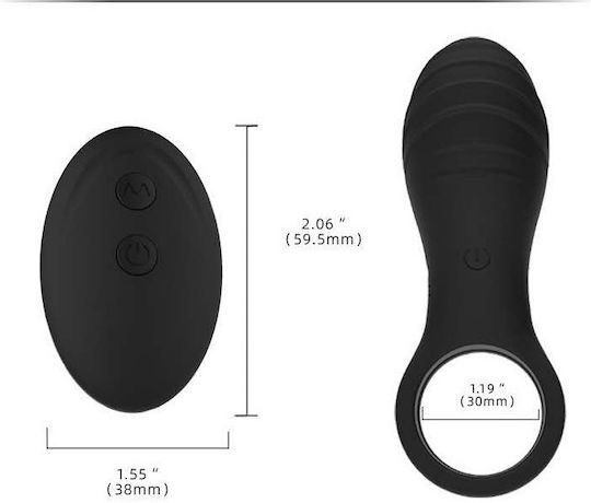 Ophelia's Dream Toys Silicone Vibrating Cock Ring 10cl-16-9-b