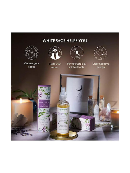 Aromatic Spray for Energy Cleansing of Space Aura Sage & Lavender 100ml