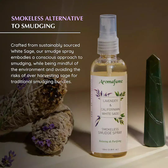 Aromatic Spray for Energy Cleansing of Space Aura Sage & Lavender 100ml