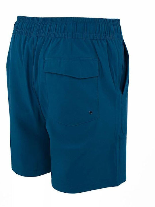Men's Swimwear Bermuda Petrol Blue With Patterns