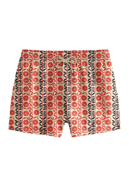 Herren-Bademode Kurze Hosen Orange