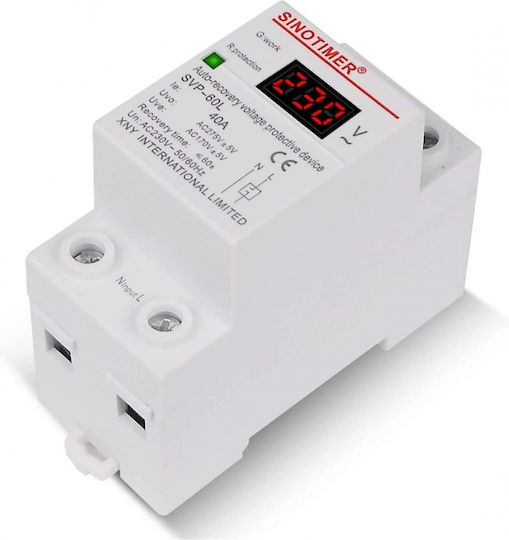 Sinotimer Instrument de Măsură pentru Panou Electric Digital pe Șină Monofazat