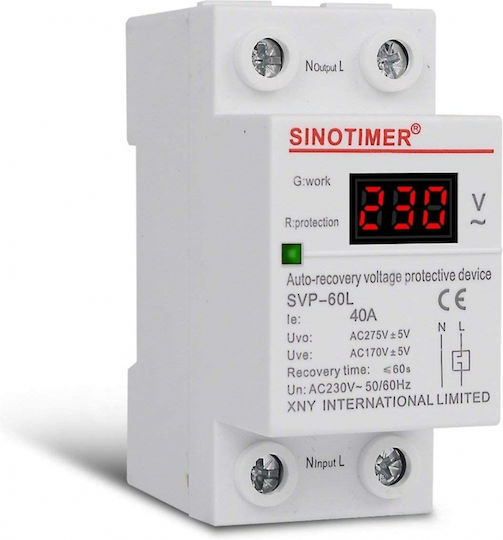 Sinotimer Instrument de Măsură pentru Panou Electric Digital pe Șină Monofazat