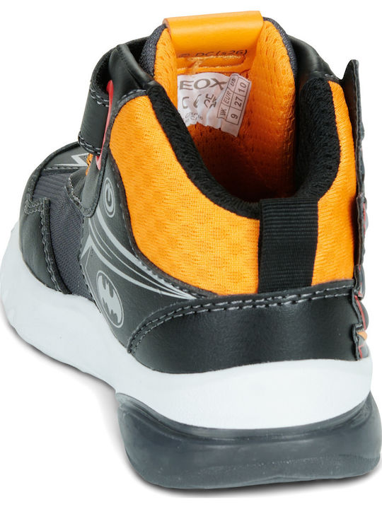 J Ciberdron Kinder Sneaker Hoch Anatomisch Schwarz