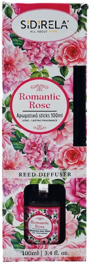Raumduftstäbchen E-4084 Rote Blumen 100ml Sidirela