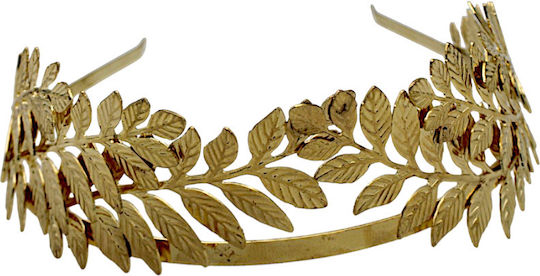 Ancient Greek Headband Gold Leaves 4omo255