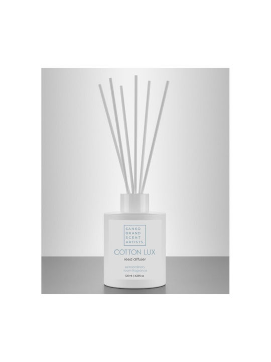 Sanko Scent Diffuser Cotton Lux με Άρωμα White Musk RD423S 125ml