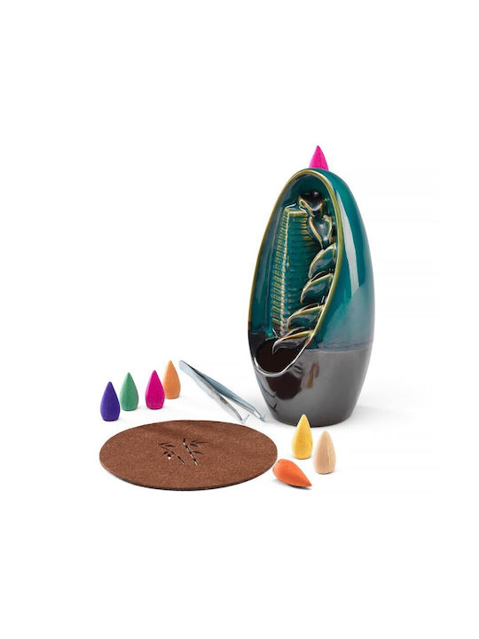 Source – Cascading Smoke Incense Burner – Διακοσμητικός Κεραμικός Καταρράκτης Αρωματικού Καπνού