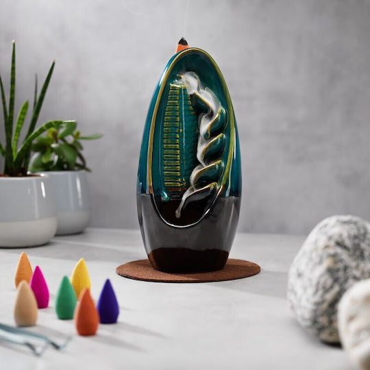 Source – Cascading Smoke Incense Burner – Dekorative Keramische Duftrauchbrunnen