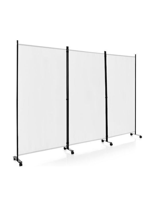Costway Διακοσμητικό Παραβάν Μεταλλικό 262x180cm