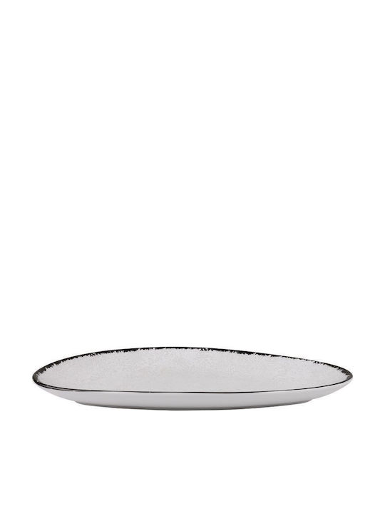 Bormioli Rocco Moon Shade Serving Platter from White Porcelain