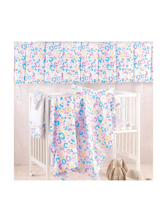 Rythmos Set Baby Duvet Cover with Pillowcase Candy Multicolour 110x160cm