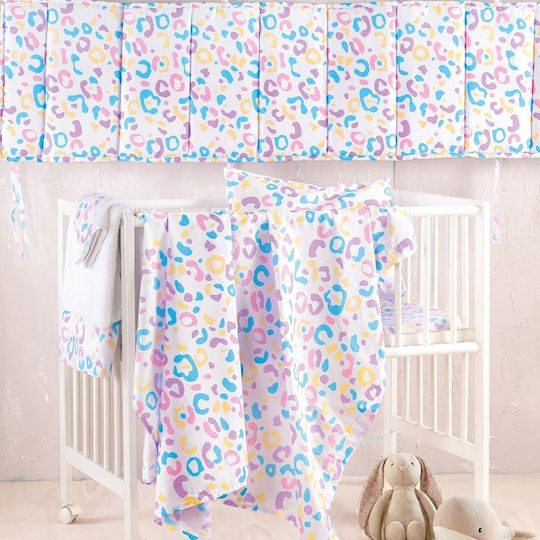 Rythmos Set Baby Duvet Cover with Pillowcase Candy Multicolour 110x160cm