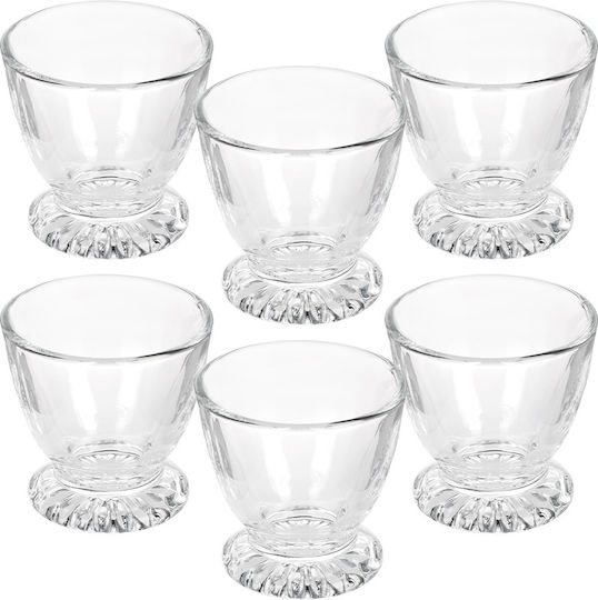 Orion Чаша за яйца Стъкло Прозрачна 6pcs