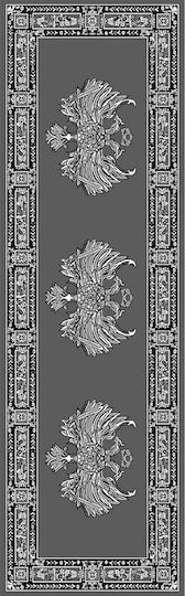Isexan Church Carpet Corridor 1000 Orthodoxia Open Wings Grey 130x100cm 40-1310-1000