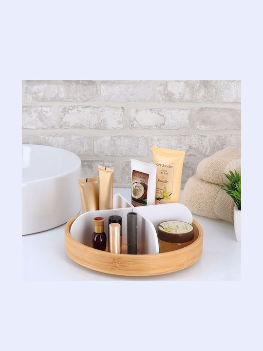 Ορντεβιέρα Λευκή Ø25cm Π25xΜ8.5cm