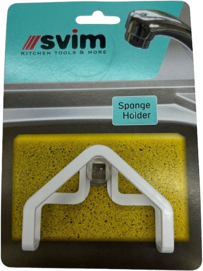Svim Sponge Holder Suction Cup Kitchen Sink Plastic